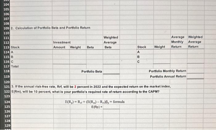 portfolio beta and return? i will thumbs up! \begin{tabular}{|l|l|} \hline 40 &