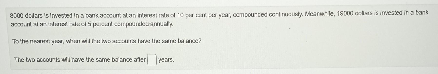  please make a step by step solution 8000 dollars is invested