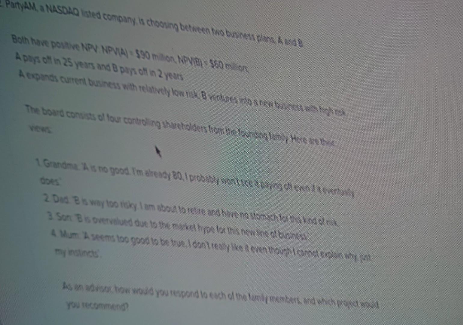 please answer fully and extensive and include formulas. Both have postive
