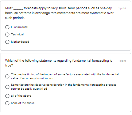 to the use of a combination of forecasting techniques. True False Translation