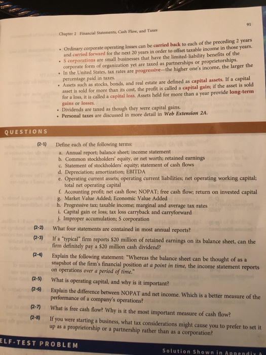  Only answer question 2-1 E F G H I J 91