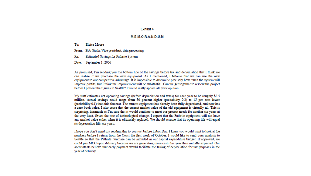 Compute WACC (Weighted Average Cost of Capital) 4) Compute Incremental Cash flows