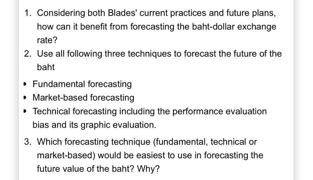 Im having trouble with the three techniques. Are there formulas? Case study