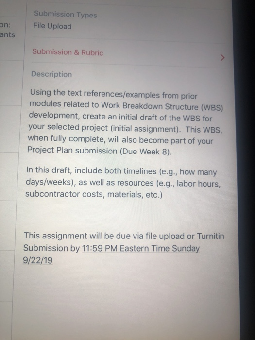 Create a Work Breakdown Structur Diagram on the following: Solution Option #2: