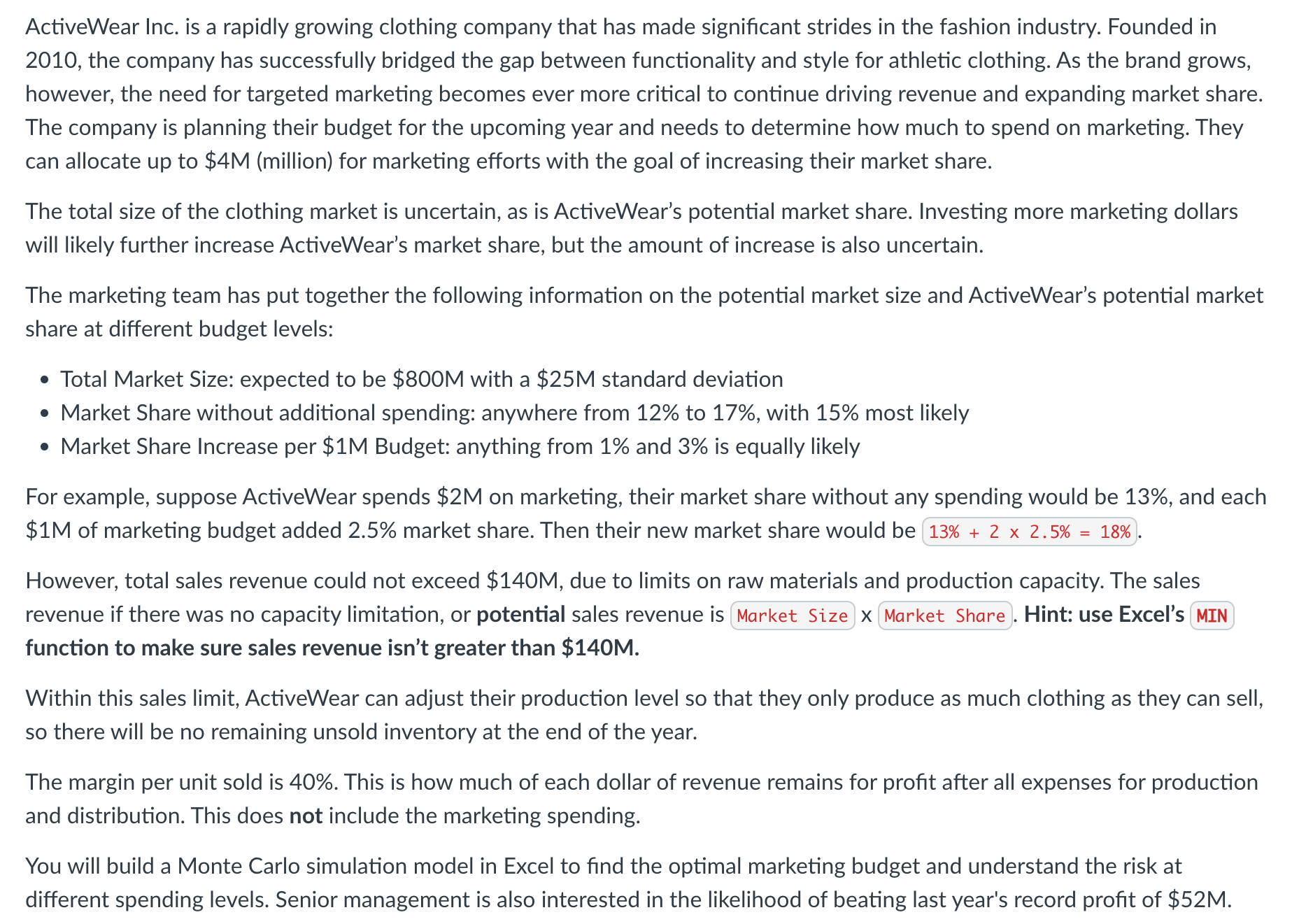 How should i insert the data in the excel sheet and please