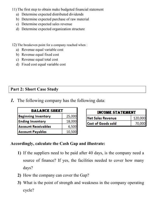 haven't productive use of fund to other who have c) Derive the