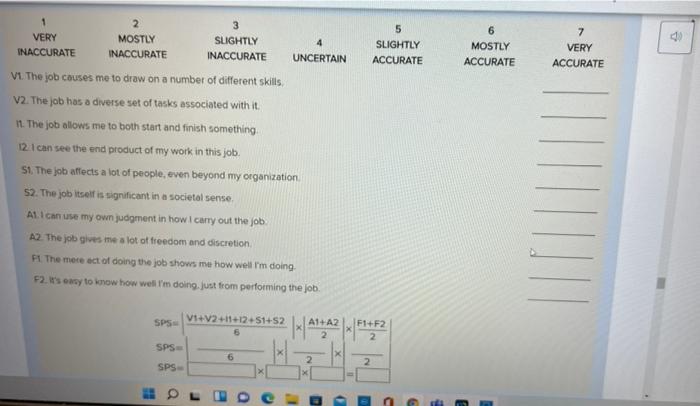  How satisfying are your work tasks? This assessment is designed to