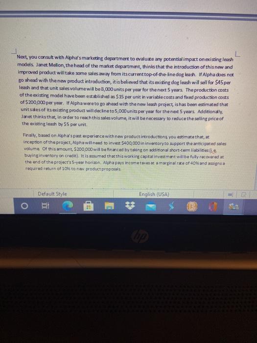 project O. The Alpha Dog Company manufactures and distributed avariety of pet