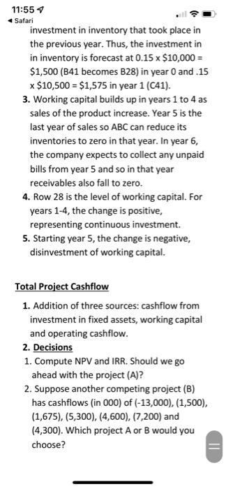 million (B2). 2. After 5 years, the ore deposit is exhausted. So,