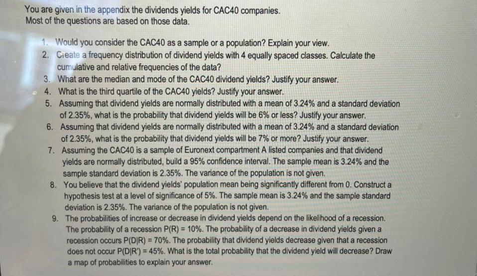 Please answer question 6 with justification You are given in the