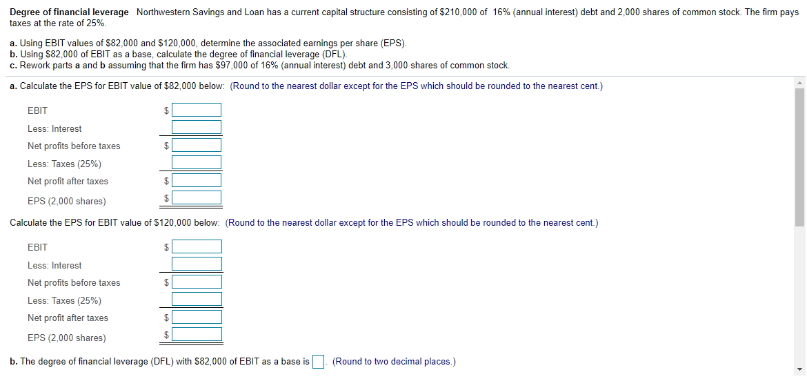 PLEASE refer to data table and requirements for your answer as