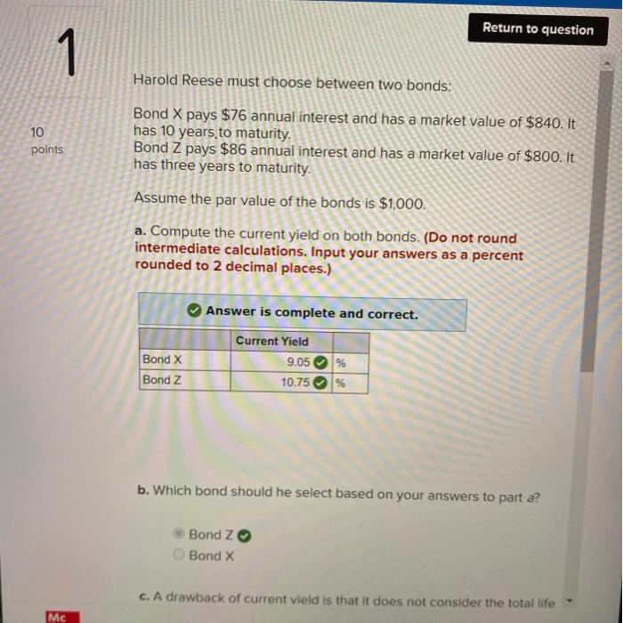 can you explain wy part C is wrong and what is courrect