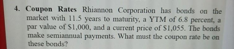  Please write out all the steps and formulas. Thank you! 4.