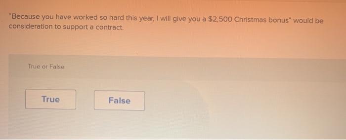  "Because you have worked so hard this year, I will give