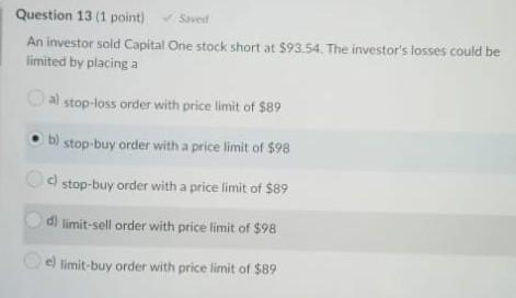 Assume you sell short 500 shares of common stock at $50 per