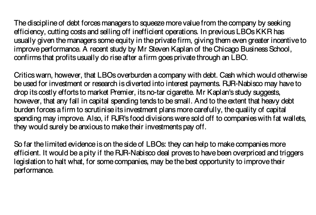 future. In addition, the firm is subject to a 35% corporate tax