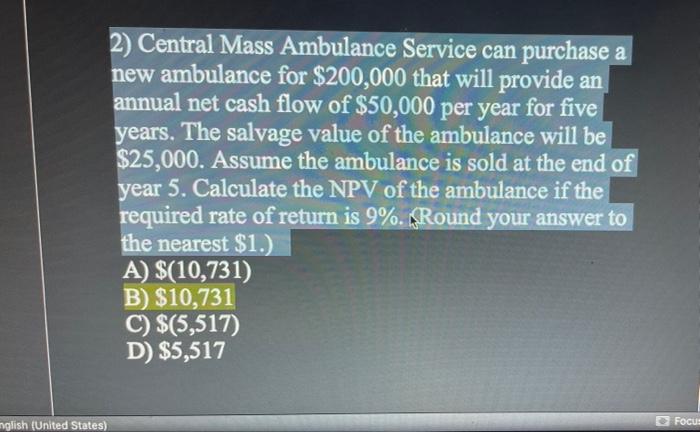 how do I get the answer by using a financial calculator? step