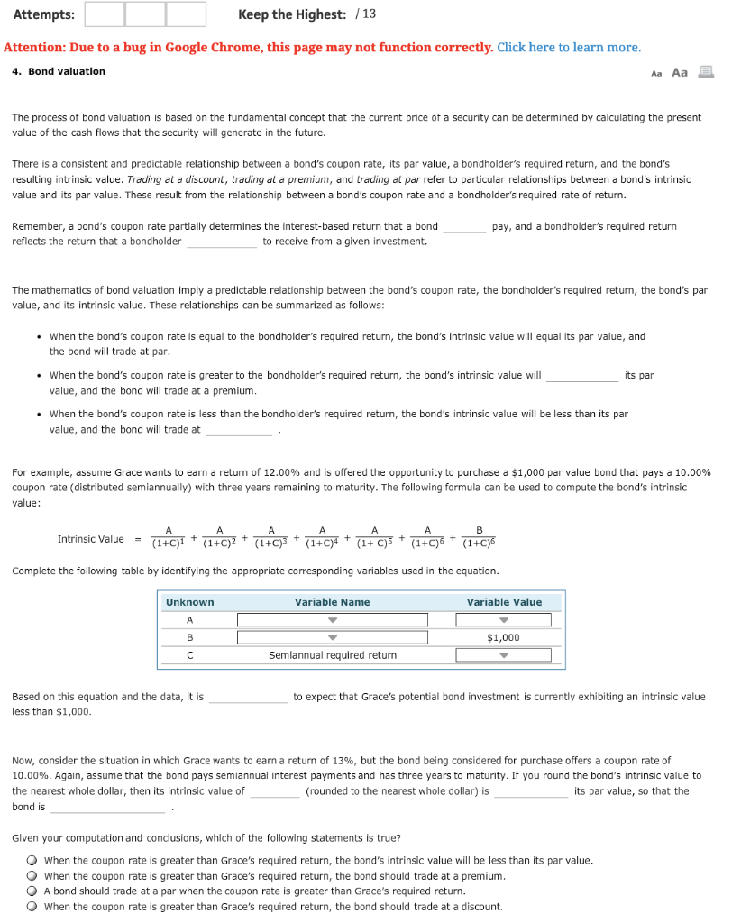  Attempts Keep the Highest: 13 Attention: Due to a bug in