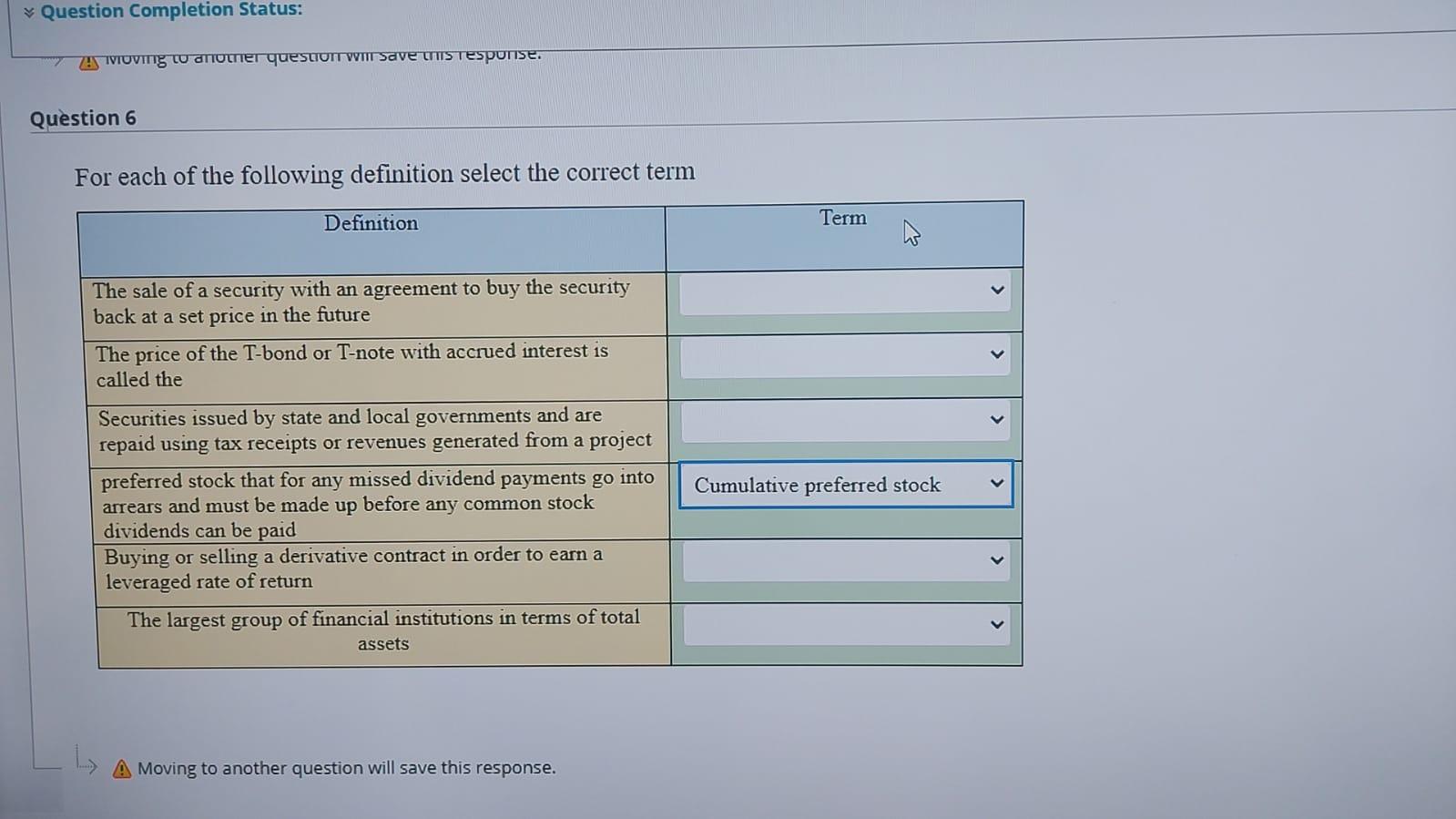  Question Completion Status: 7 MVUVITG cu anotier questoIT WIT Save LISTES