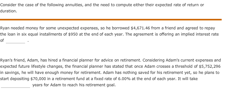 13.00%. The security that earns an interest rate of 19.50%. Eric wants