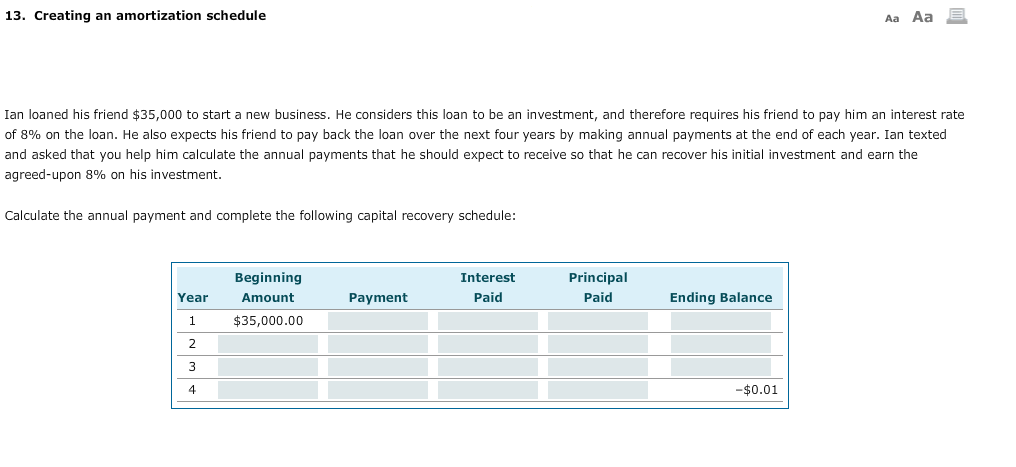 five years Which of the following is true about present value calculations?