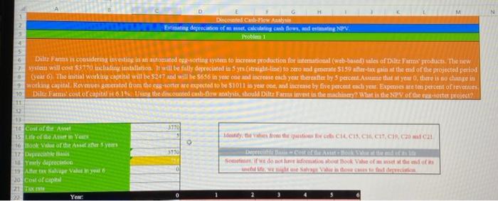 im having a hard time identifying/ matching up the values in the