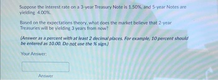 Based on futures rates, the market expects that one year from now,