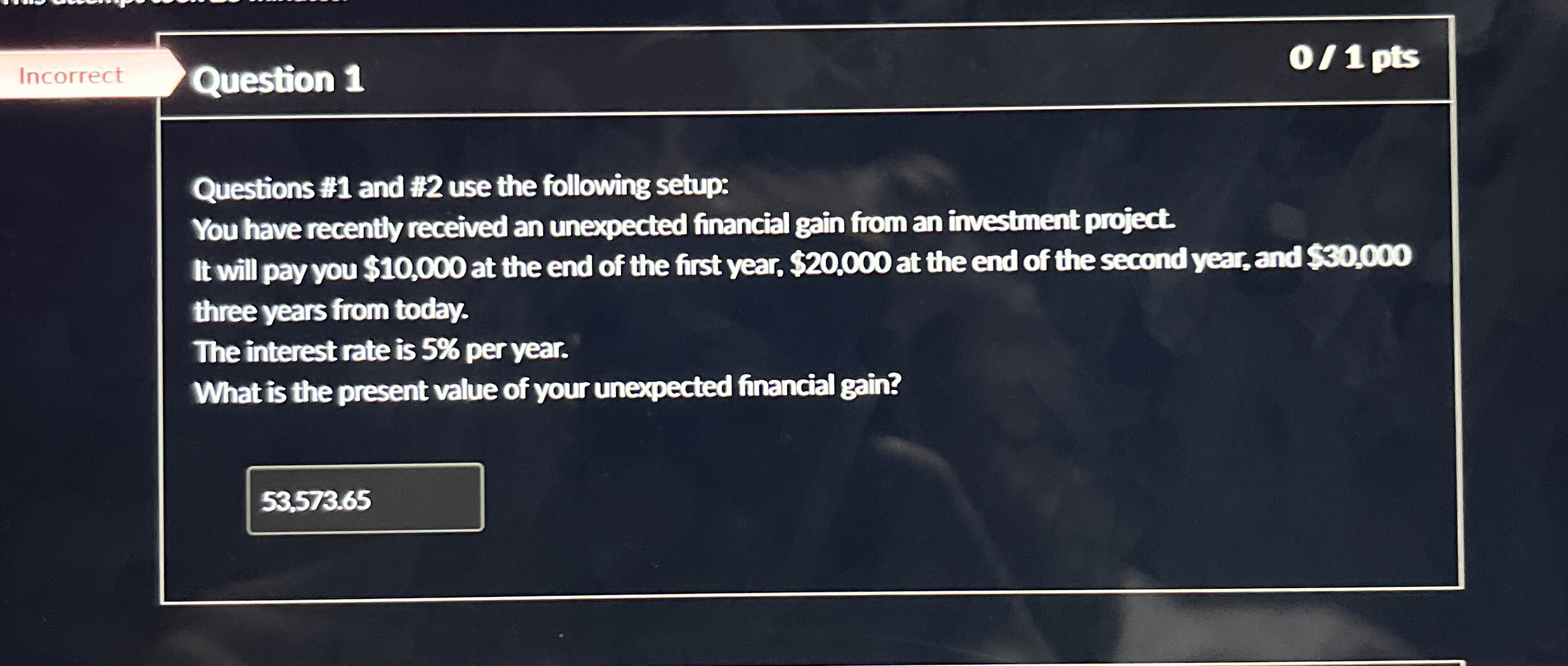  Question 4 Suppose you'll deposit $6,000 each year for the next
