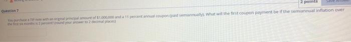 quickly please I just want the final answer. Question 2 points