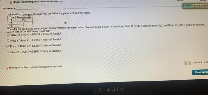  Moving to another question will save the reports Questions pl Prices
