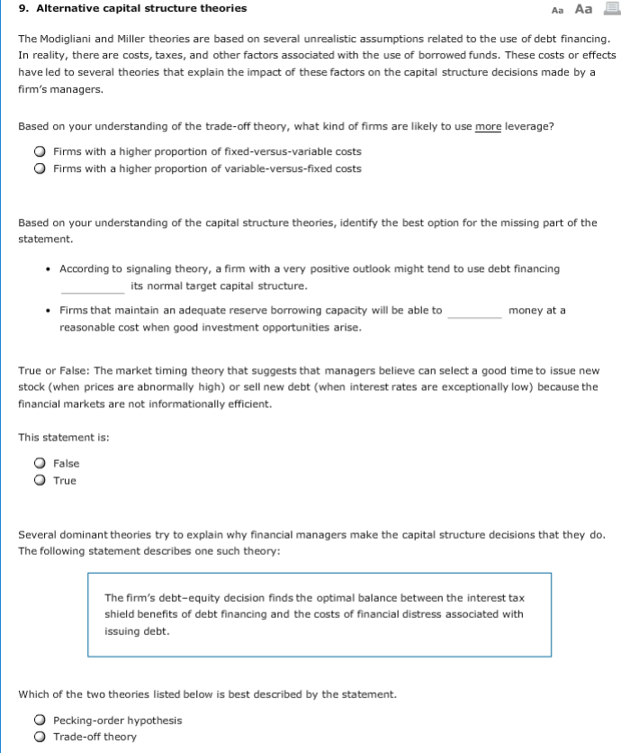 Answers for first blank "use debt financing ... its normal target" (beyond