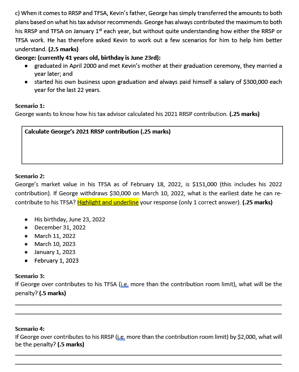 in the template or space provided for highlight AND underline, where required).
