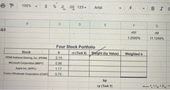  . ? 100% - $ % ._ .00 123, Arial -