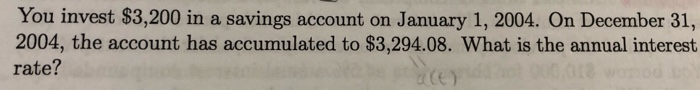  The correct solution is 2.94% but I cannot figure out how