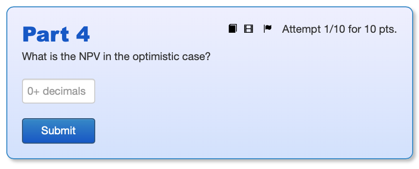 to set up the project is $100,000. This amount is to be