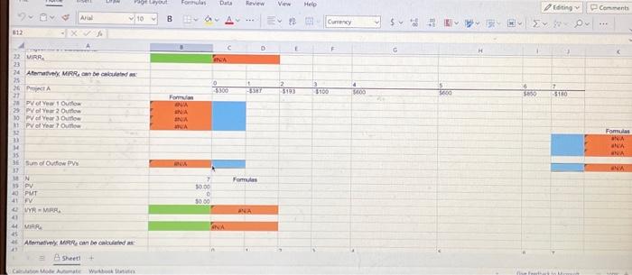 Online file below. Open the spreadsheet and perform the required analysis to