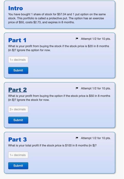  please share excel formulas Intro You have bought 1 share of