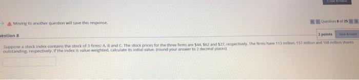  quickly please I just want the final answer. WW -> Moving