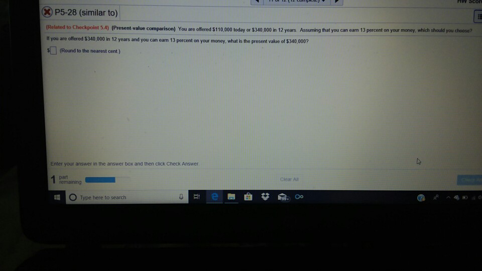  second question, which choice would you choose? a) 110,000 today because