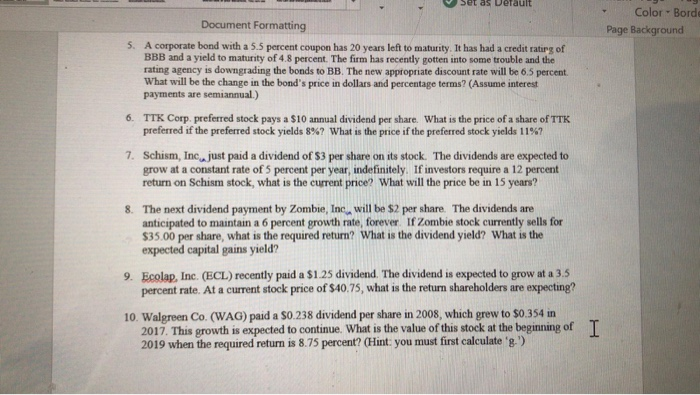  et as Default Color Borde Page Background Document Formatting 5. A