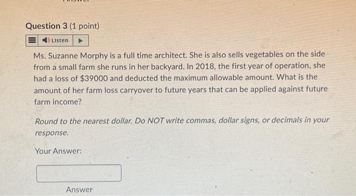  Ms. Suzanne Morphy is a full time architect. She is also