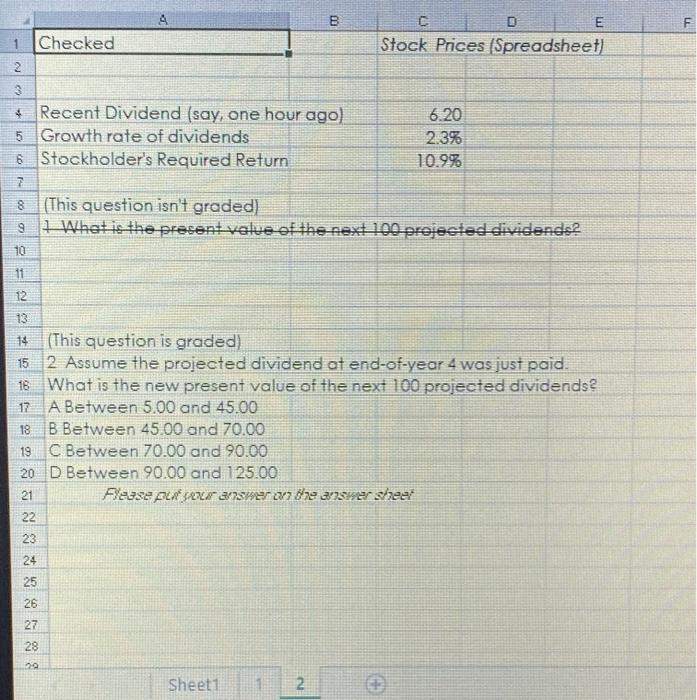  00 F A B C E 1 |Checked Stock Prices (Spreadsheet)