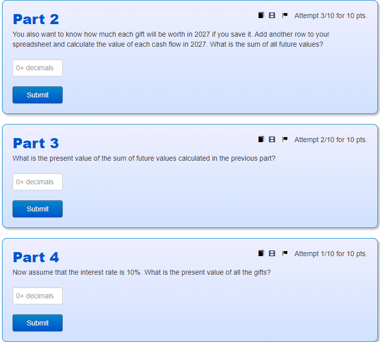 has promised to help you with your school expenses by giving you