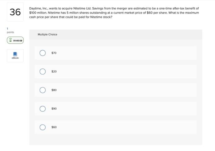 eBook the security's expected return as given by CAPM. the market risk-premium