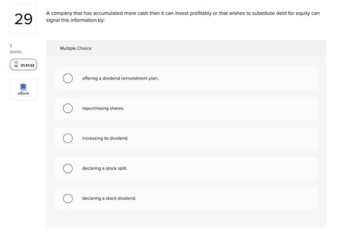 1.2 that pays $15,000 per year in perpetuity? 1 Multiple Choice points