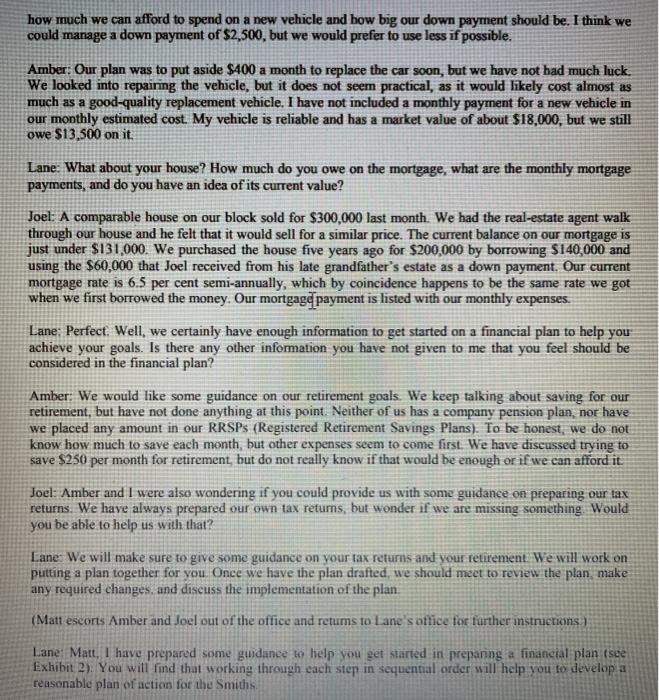 Matt Pearson, a recently hired financial planner with J & L Financial