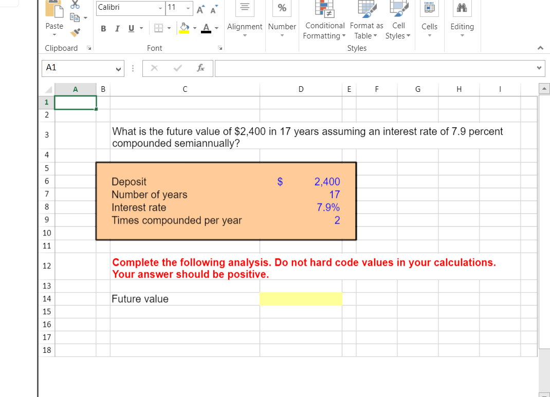 How to calculate it by excel formula? I failed by this way...