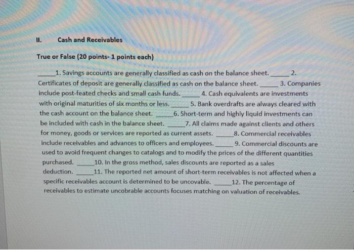 6 and 7 (50 points) 1. Value of time in Money True