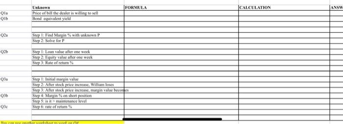 reference. 1. The following shows a partial listing of T-bills from the