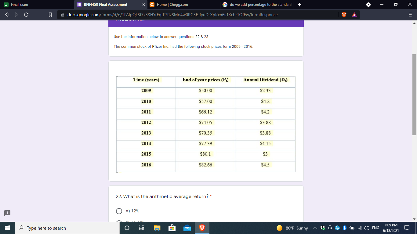 Help needed as soons as possible please Final Exam E BFIN450 Final